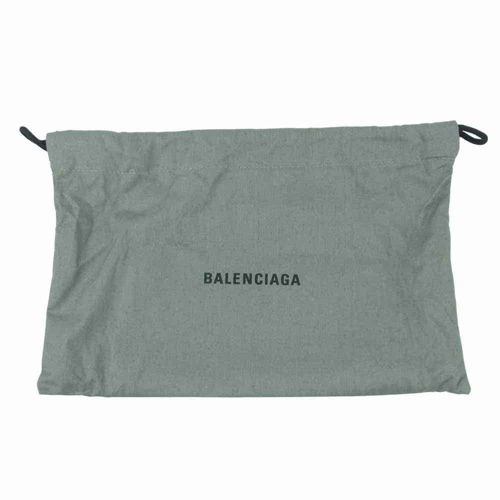 BALENCIAGA バレンシアガ 541996 ラウンドジップ レザー ウォレット 長財布 ブラック系【極上美品】【中古】