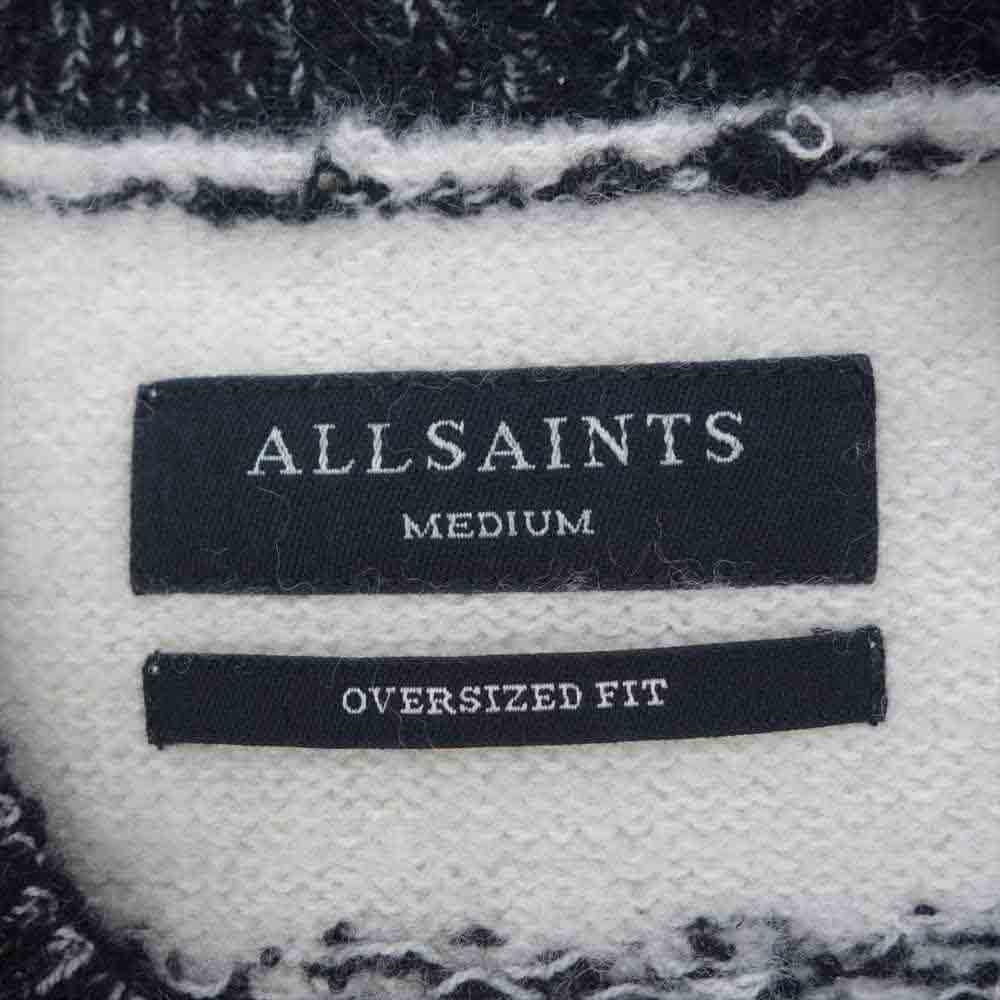 オールセインツ MK021V 341217 LEXI SAINTS CREW JUMPER レクシー セインツ クルー ジャンパー クルー ニット ブラック系 ホワイト系 M【新古品】【未使用】【中古】