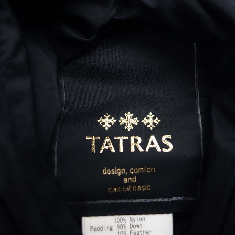 TATRAS タトラス LTA14A4349 EGERIA エゲリア リバーシブル ダウン コート ブラック系 ０２【中古】