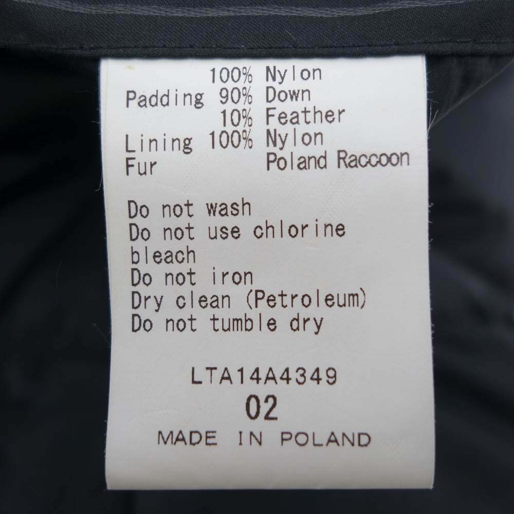 TATRAS EGERIA リバーシブル ダウン 黒 TATRAS タトラス LTA14A4349 EGERIA エゲリア リバーシブル ダウン