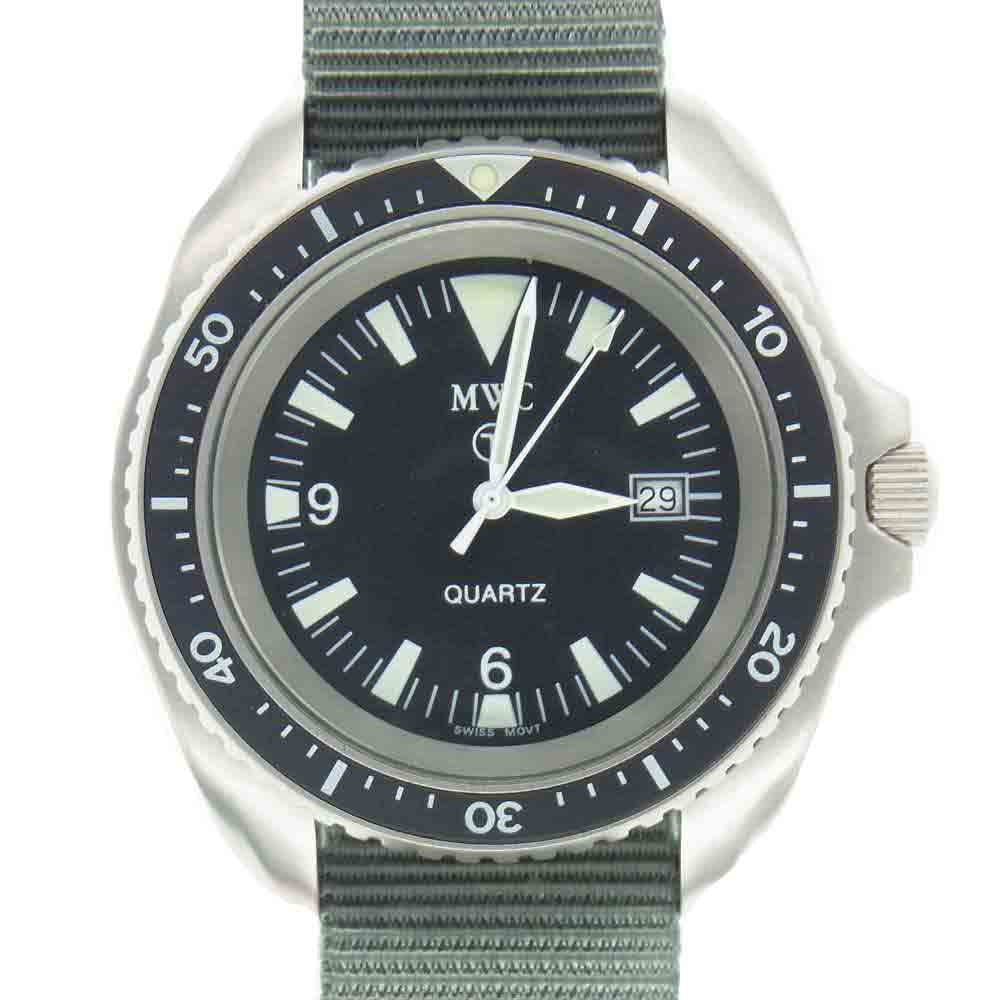ミリタリーウォッチカンパニー MWC MIL DIVER 腕時計 ウォッチ グレー系【美品】【中古】
