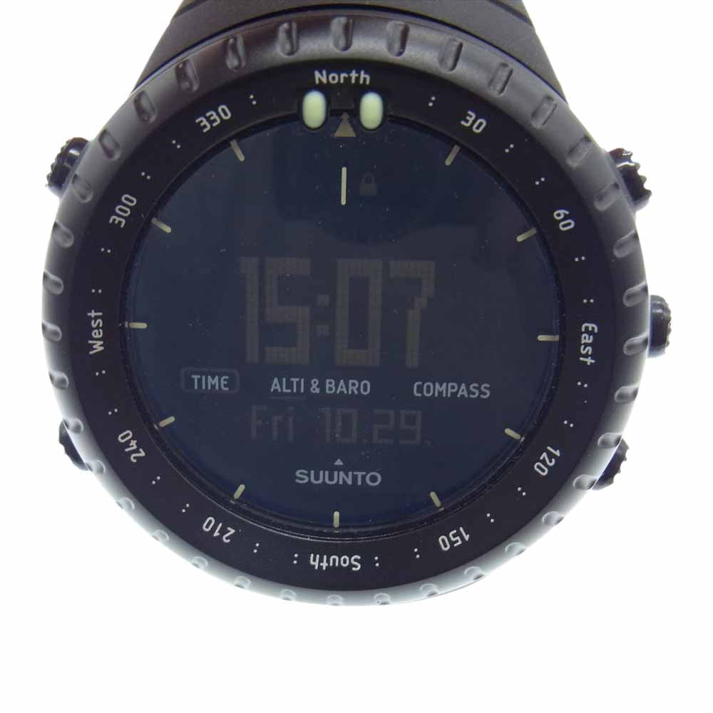 SUUNTO スント SS014279010 CORE コア オールブラック 腕時計 ウォッチ ブラック系【新古品】【未使用】【中古】