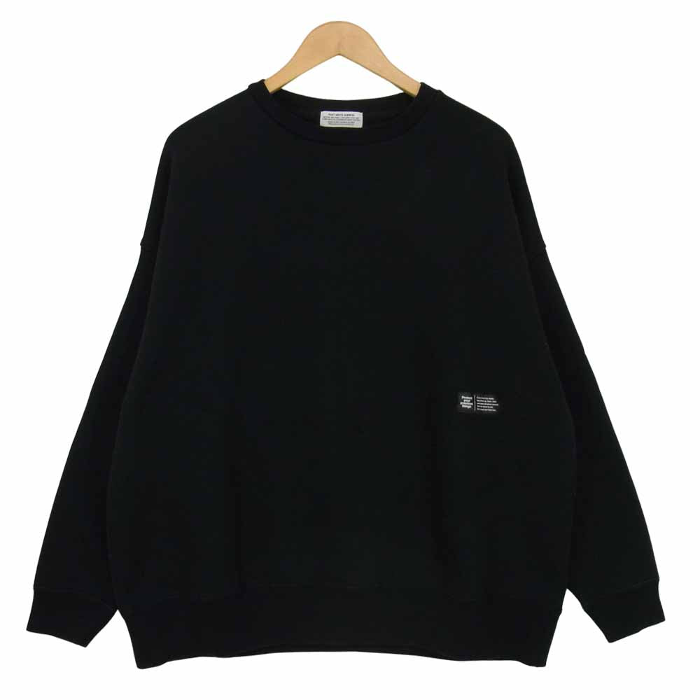 ポエットミーダブワイズ バックプリント スウェット トレーナー ブラック系 L【中古】