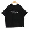 GRAPHPAPER グラフペーパー × POET MEETS DUBWISE ポエットミーツダブワイズ ビッグシルエット 沈黙詩人 Wonder プリント Tシャツ ブラック系 F【中古】