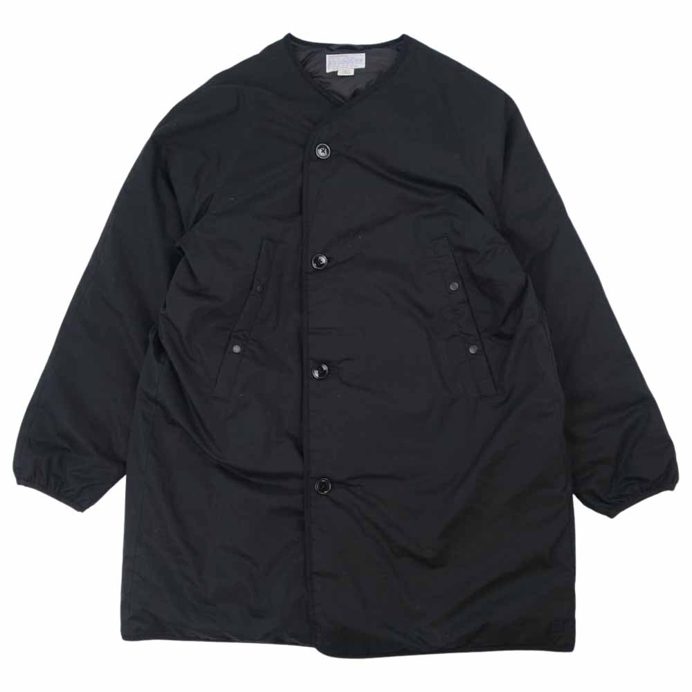 nanamica ナナミカ SUBF061 Down Coat ノーカラー ダウンコート ブラック系 L【中古】