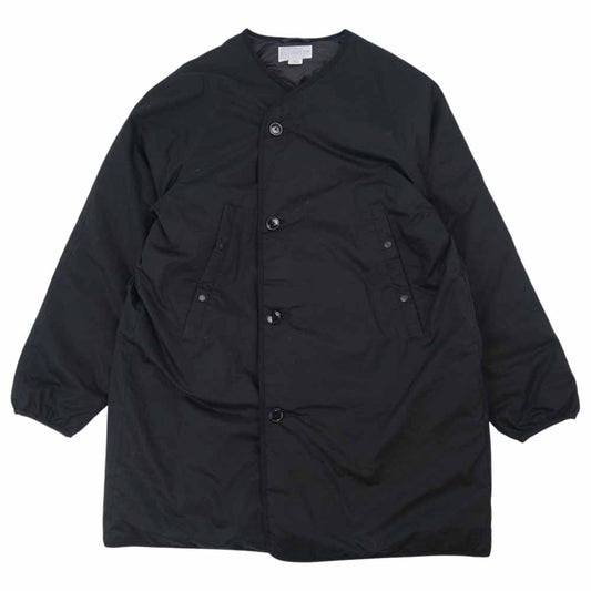 nanamica ナナミカ SUBF061 Down Coat ノーカラー ダウンコート ブラック系 L【中古】
