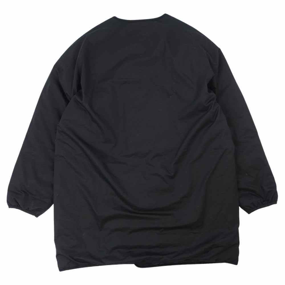 nanamica ナナミカ SUBF061 Down Coat ノーカラー ダウンコート ブラック系 L【中古】