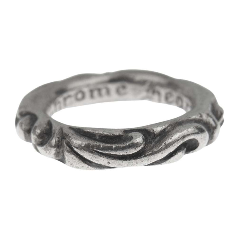 CHROME HEARTS クロムハーツ（原本無） SCROLL BAND RING スクロール バンド【中古】