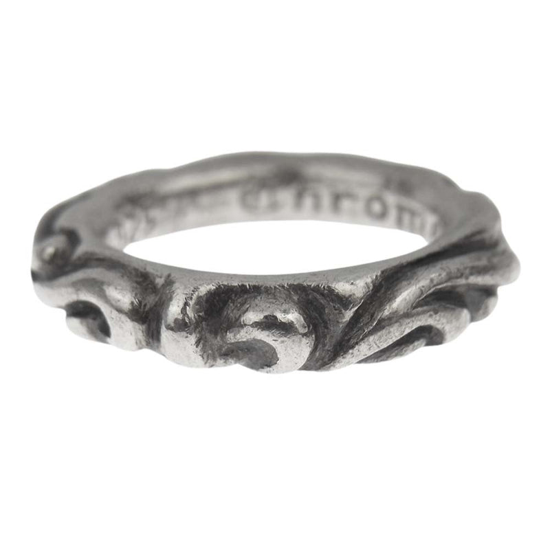 CHROME HEARTS クロムハーツ（原本無） SCROLL BAND RING スクロール バンド【中古】