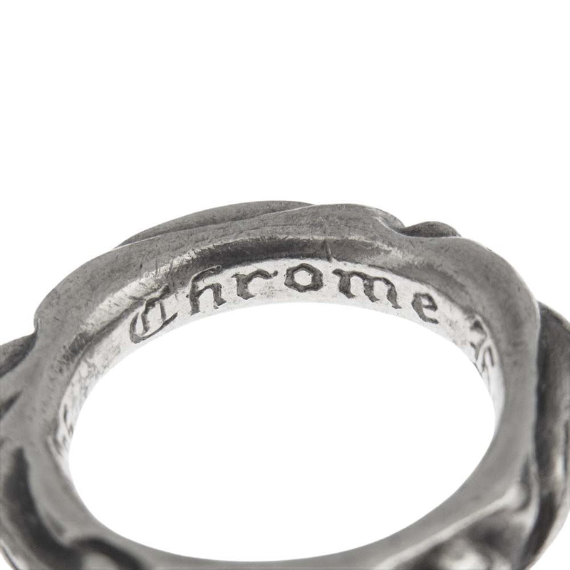 CHROME HEARTS クロムハーツ（原本無） SCROLL BAND RING スクロール バンド【中古】