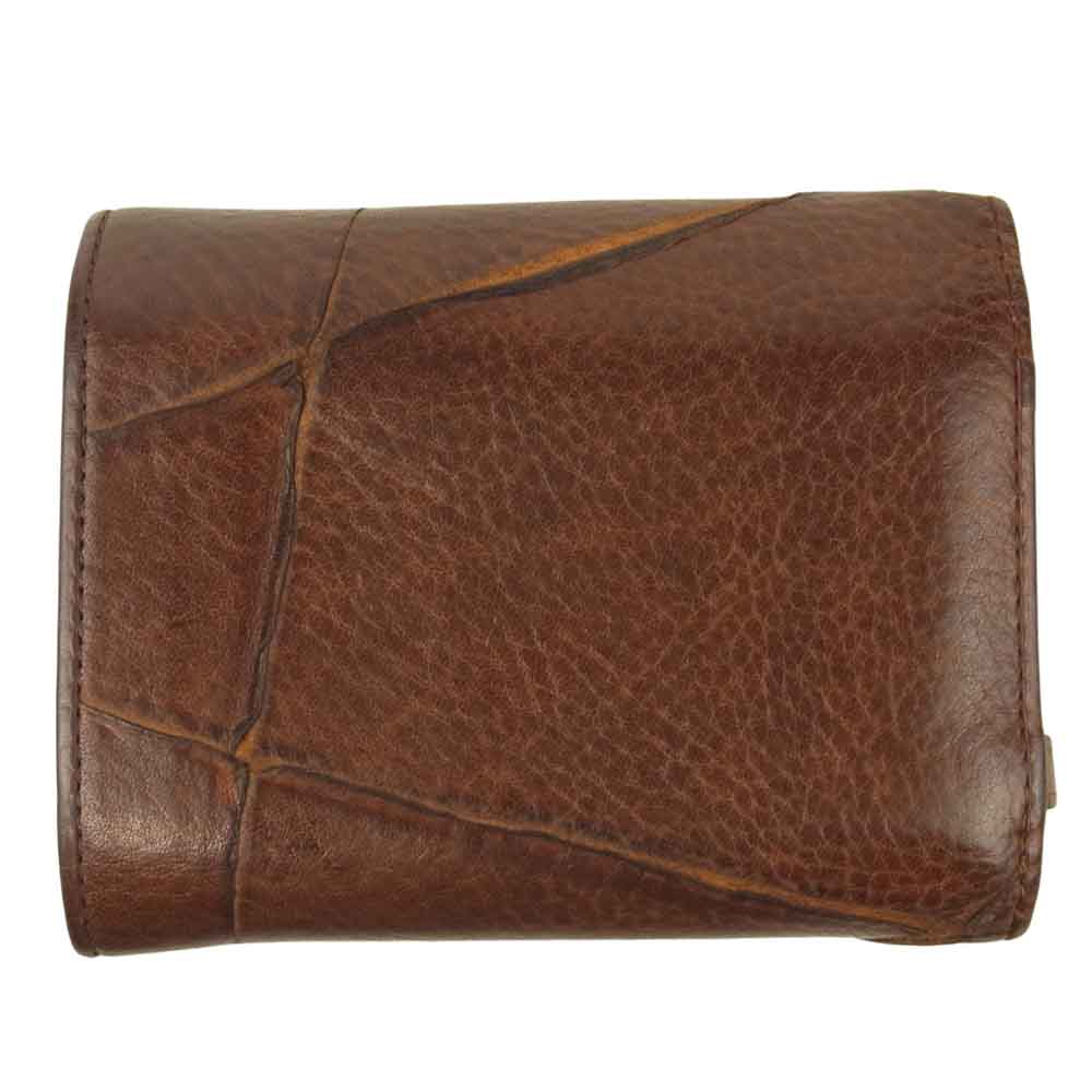 GARNI ガルニ GL19002 Insection Three Fold Wallett 3フォールド ウォレット 三つ折り 財布 ブラウン系【美品】【中古】