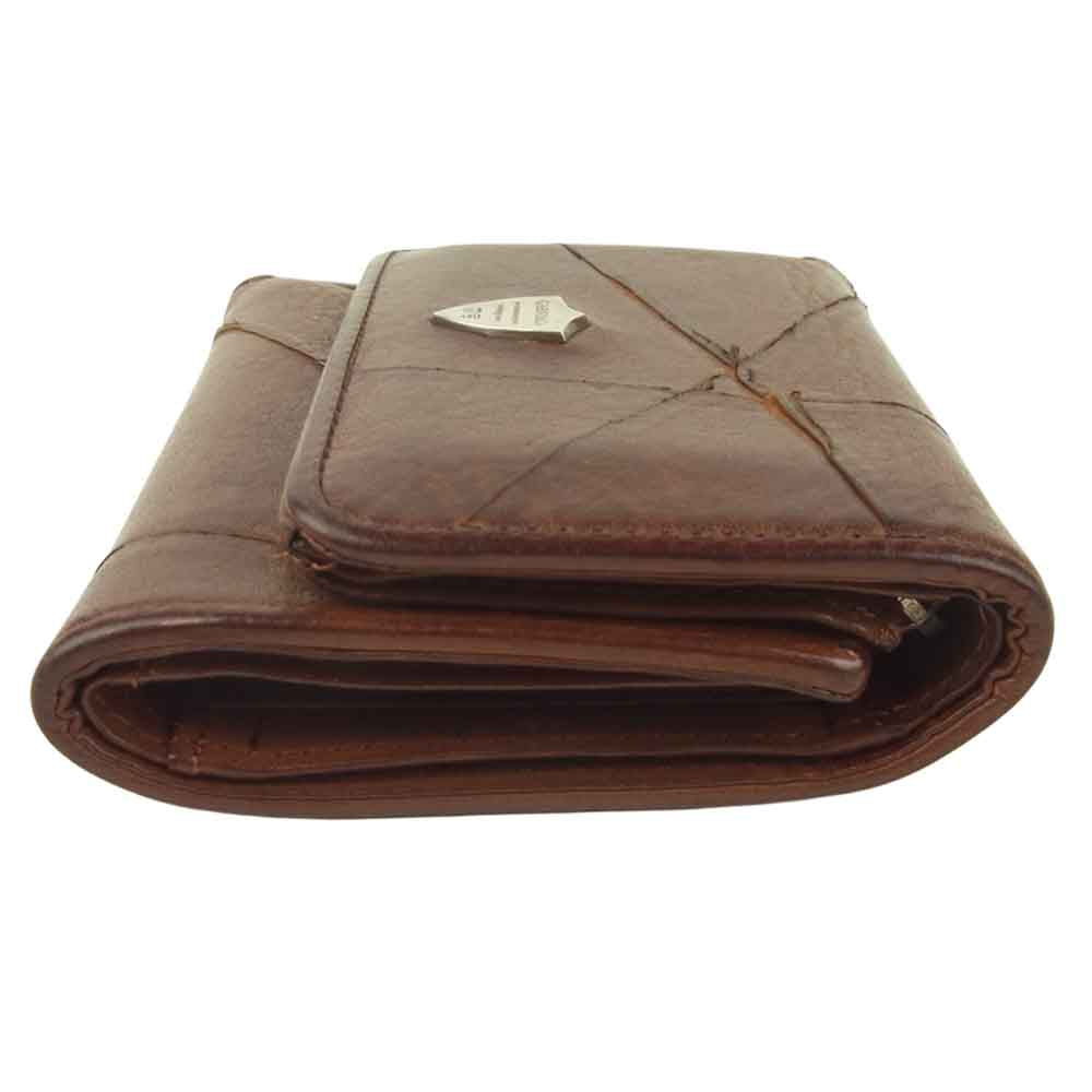 GARNI ガルニ GL19002 Insection Three Fold Wallett 3フォールド ウォレット 三つ折り 財布 ブラウン系【美品】【中古】