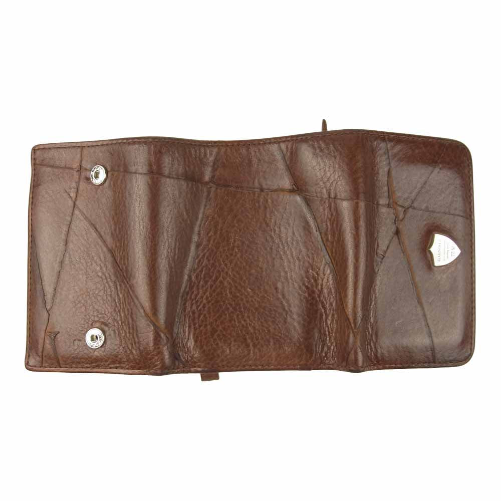 GARNI ガルニ GL19002 Insection Three Fold Wallett 3フォールド ウォレット 三つ折り 財布 ブラウン系【美品】【中古】