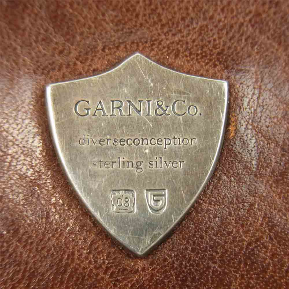 GARNI ガルニ GL19002 Insection Three Fold Wallett 3フォールド ウォレット 三つ折り 財布 ブラウン系【美品】【中古】