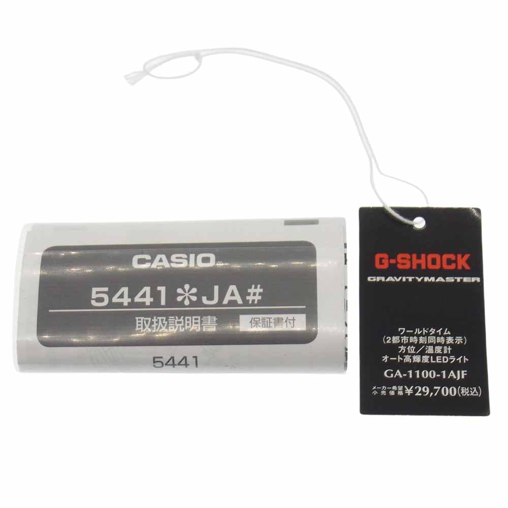 CASIO G-SHOCK カシオ ジーショック GR-1100-1AJF PROTECTION GRAVITYMASTER SKY COCKPIT プロテクション スカイコックピット ウォッチ 腕時計 ブラック系【中古】