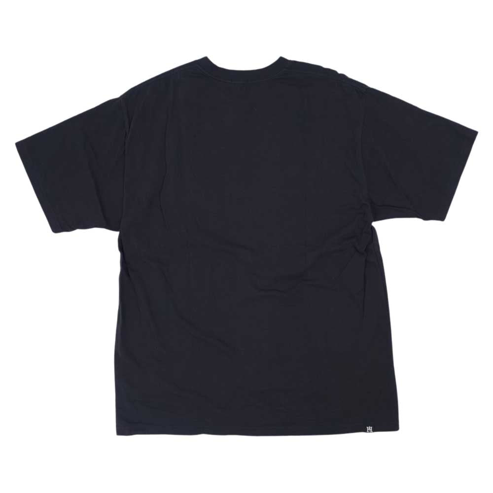 HYSTERIC GLAMOUR ヒステリックグラマー 02212CT15 MIDNIGHT MOVER クルーネック 半袖 Tシャツ ネイビー系 L【中古】
