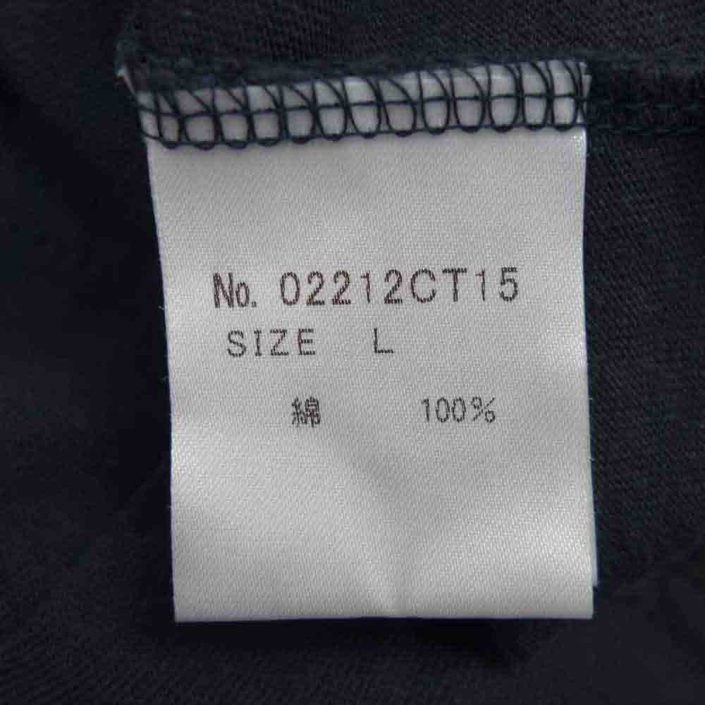 HYSTERIC GLAMOUR ヒステリックグラマー 02212CT15 MIDNIGHT MOVER クルーネック 半袖 Tシャツ ネイビー系 L【中古】
