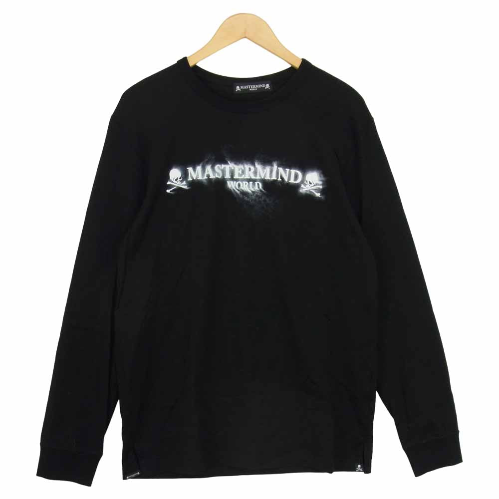 mastermind JAPAN マスターマインドジャパン MW20S05-TS062-018 MASTERMIND WORLD クルーネック 長袖 シャツ ブラック系 M【中古】