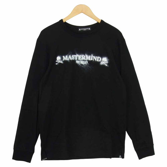 mastermind JAPAN マスターマインドジャパン MW20S05-TS062-018 MASTERMIND WORLD クルーネック 長袖 シャツ ブラック系 M【中古】