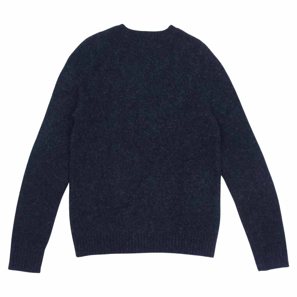 RRL ダブルアールエル クルーネック ニット 無地 ブラック系 XS【中古】