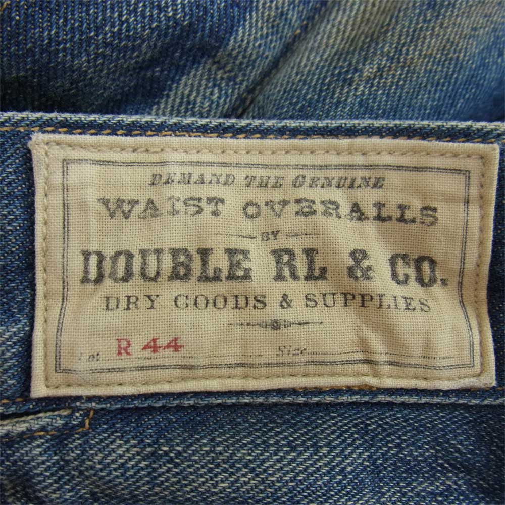 RRL ダブルアールエル USA製 ヴィンテージ加工 シンチバック デニム インディゴブルー系 29【中古】