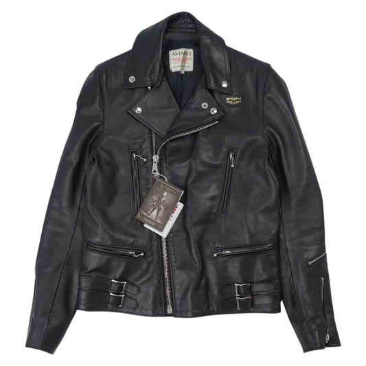 Lewis Leathers ルイスレザー 391T LIGHTNING TIGHT FIT ライトニング タイト フィット ライダース レザー ジャケット ブラック系 36【中古】