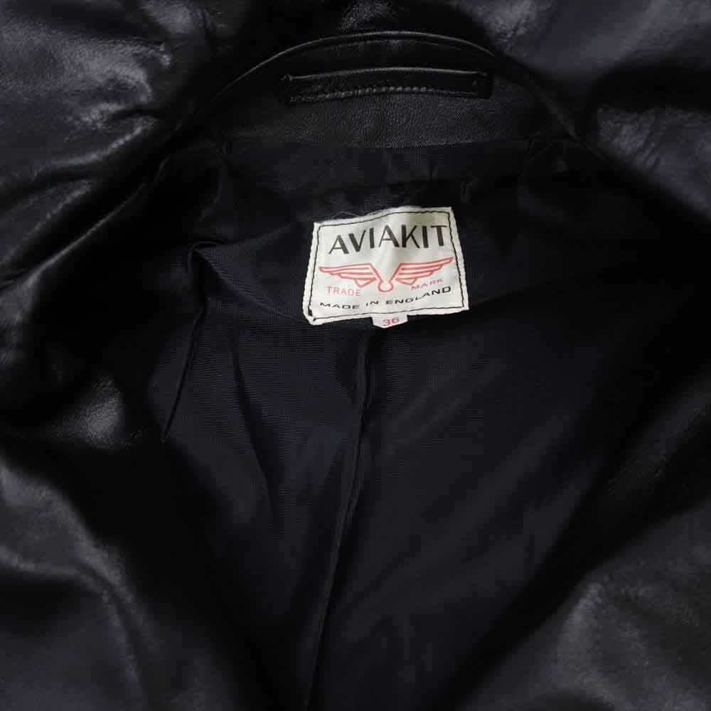 Lewis Leathers ルイスレザー 391T LIGHTNING TIGHT FIT ライトニング タイト フィット ライダース レザー ジャケット ブラック系 36【中古】