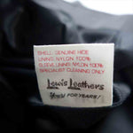 Lewis Leathers ルイスレザー 391T LIGHTNING TIGHT FIT ライトニング タイト フィット ライダース レザー ジャケット ブラック系 36【中古】