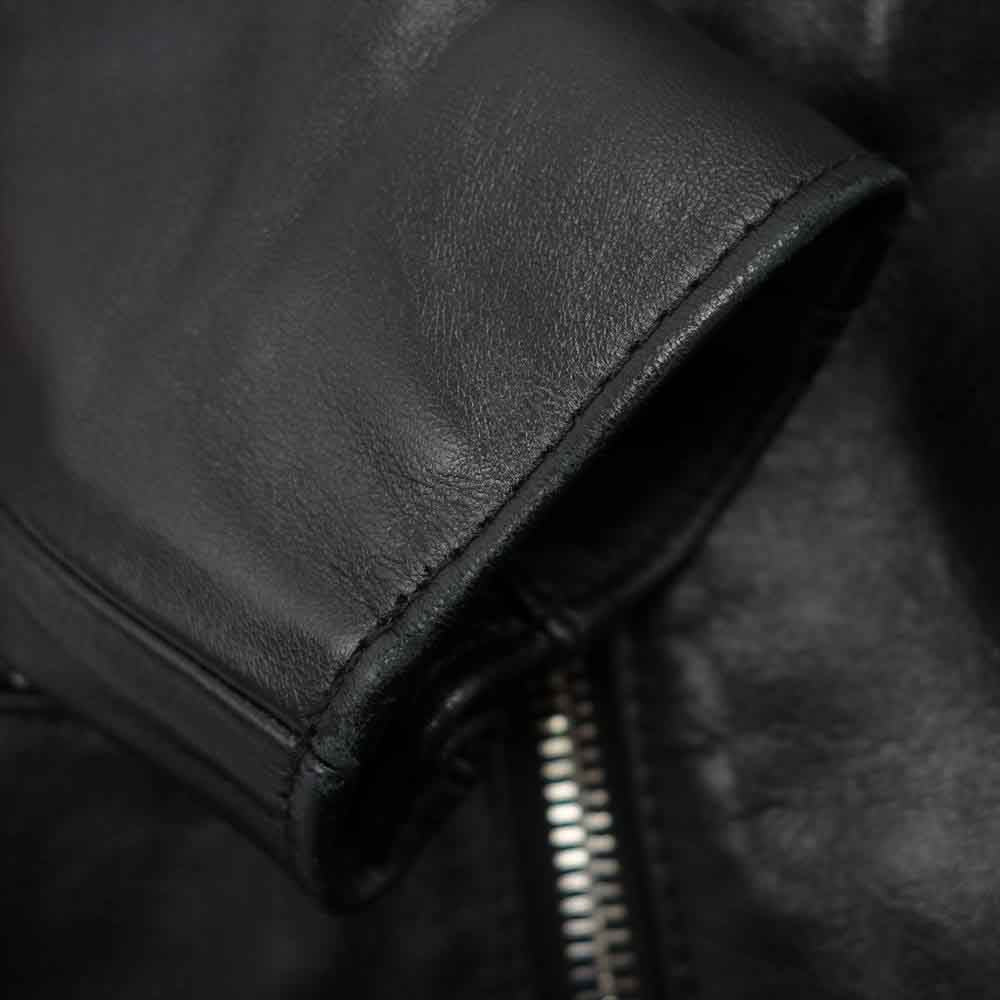 Lewis Leathers ルイスレザー 391T LIGHTNING TIGHT FIT ライトニング タイト フィット ライダース レザー ジャケット ブラック系 36【中古】