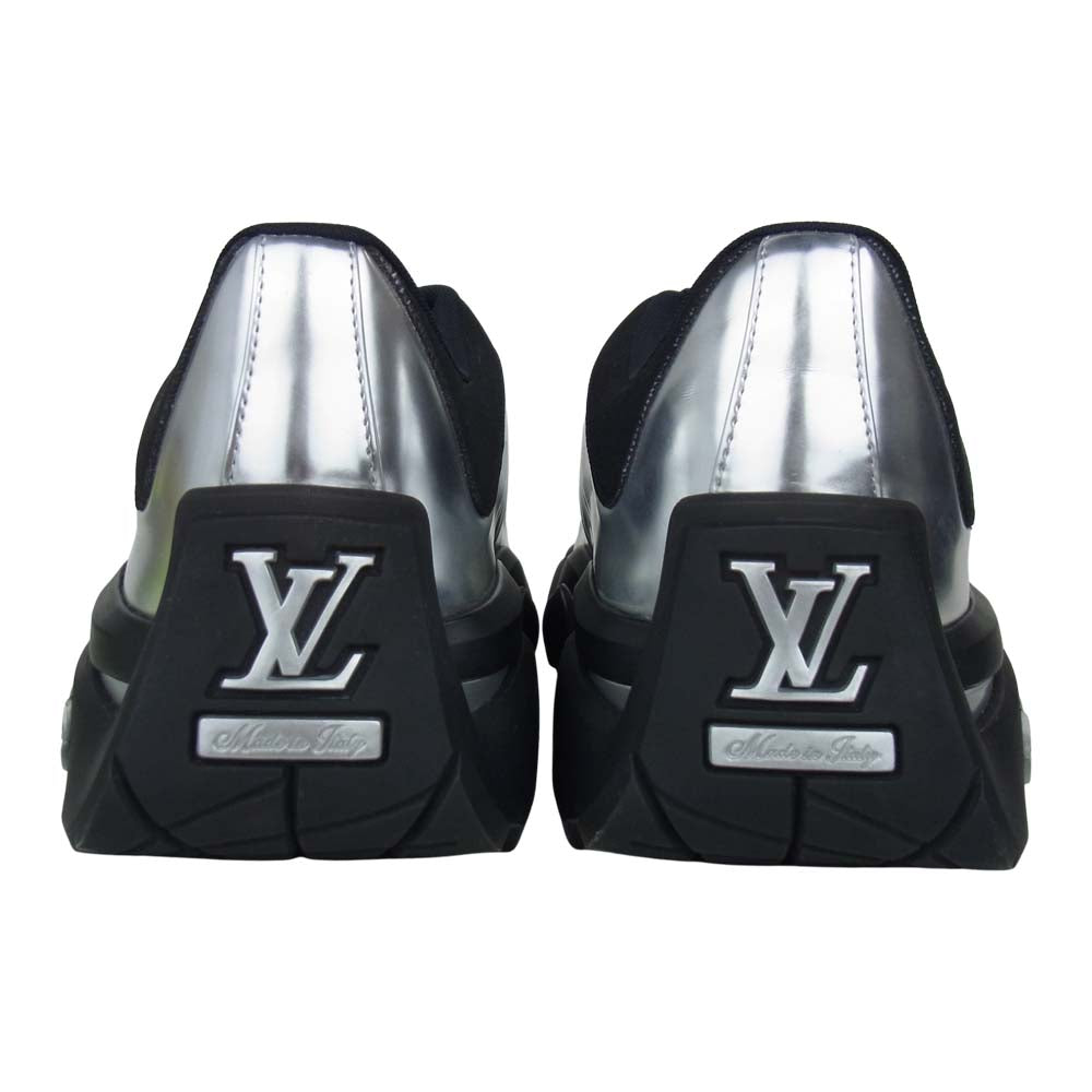 LOUIS VUITTON ルイ・ヴィトン 1A99TX ミレニアム ライン スニーカー シルバー系×黒 8.5【美品】【中古】