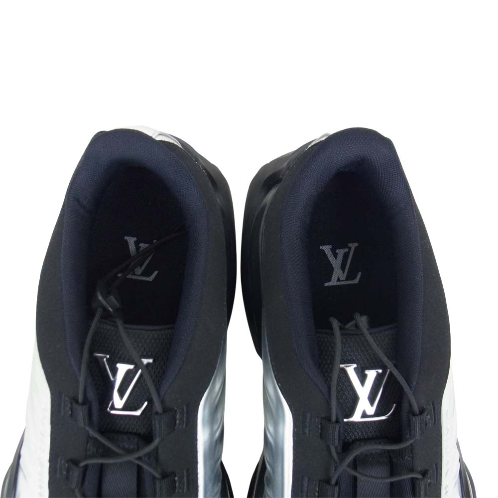 LOUIS VUITTON ルイ・ヴィトン 1A99TX ミレニアム ライン スニーカー シルバー系×黒 8.5【美品】【中古】