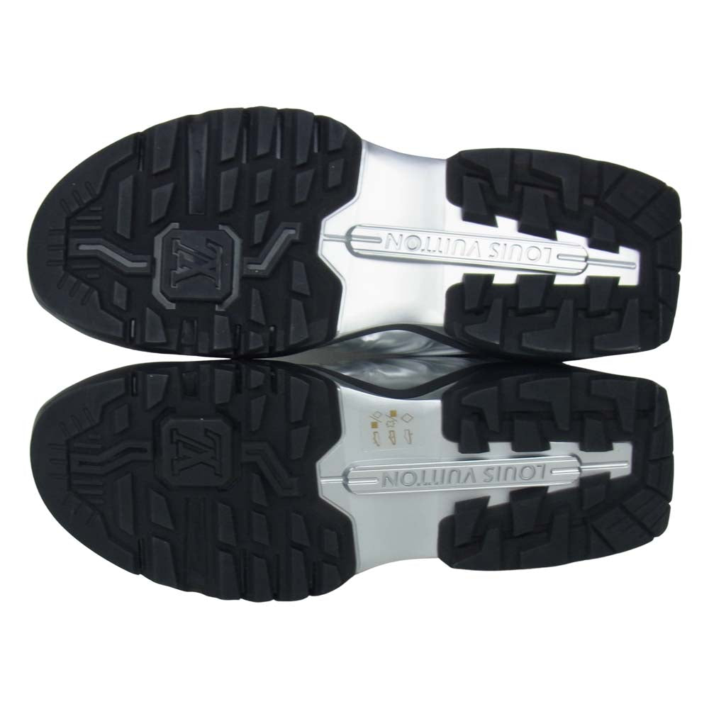 LOUIS VUITTON ルイ・ヴィトン 1A99TX ミレニアム ライン スニーカー シルバー系×黒 8.5【美品】【中古】