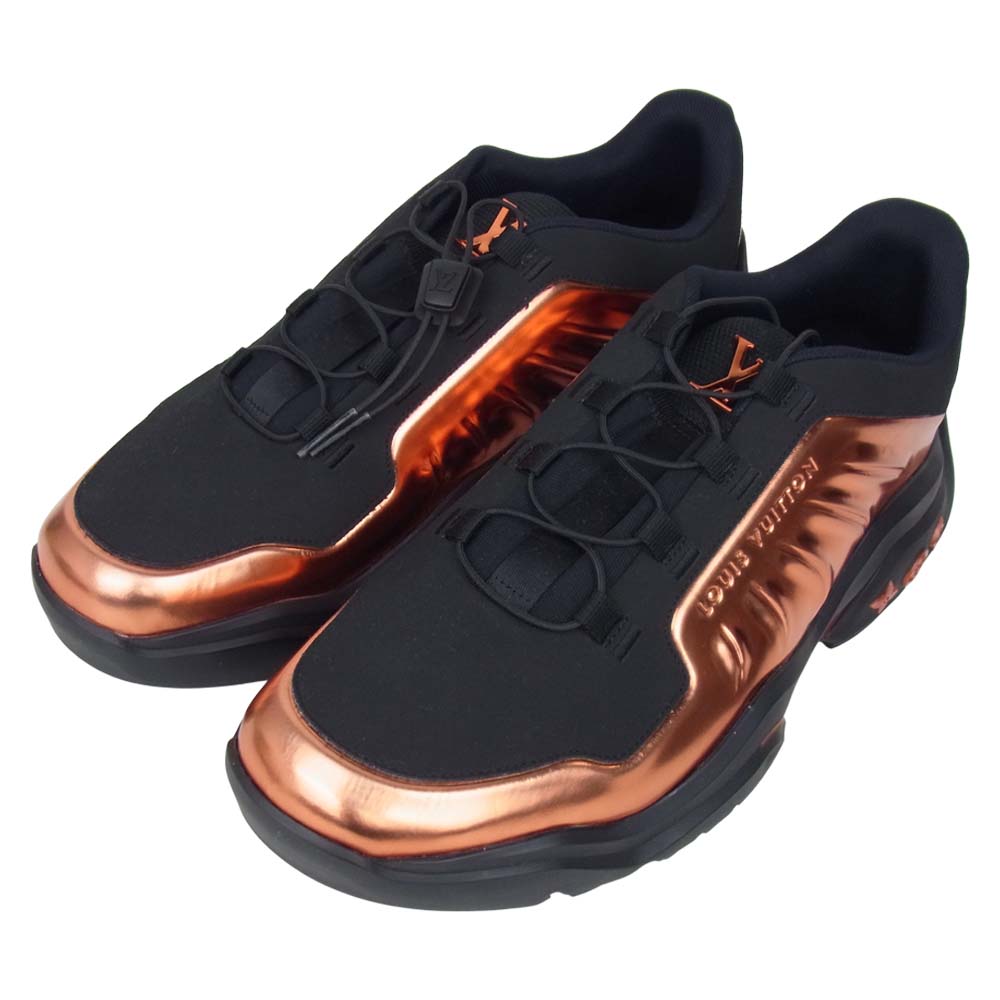 LOUIS VUITTON ルイ・ヴィトン 1A991J ミレニアム ライン スニーカー ブロンズ系×黒 8.5【中古】