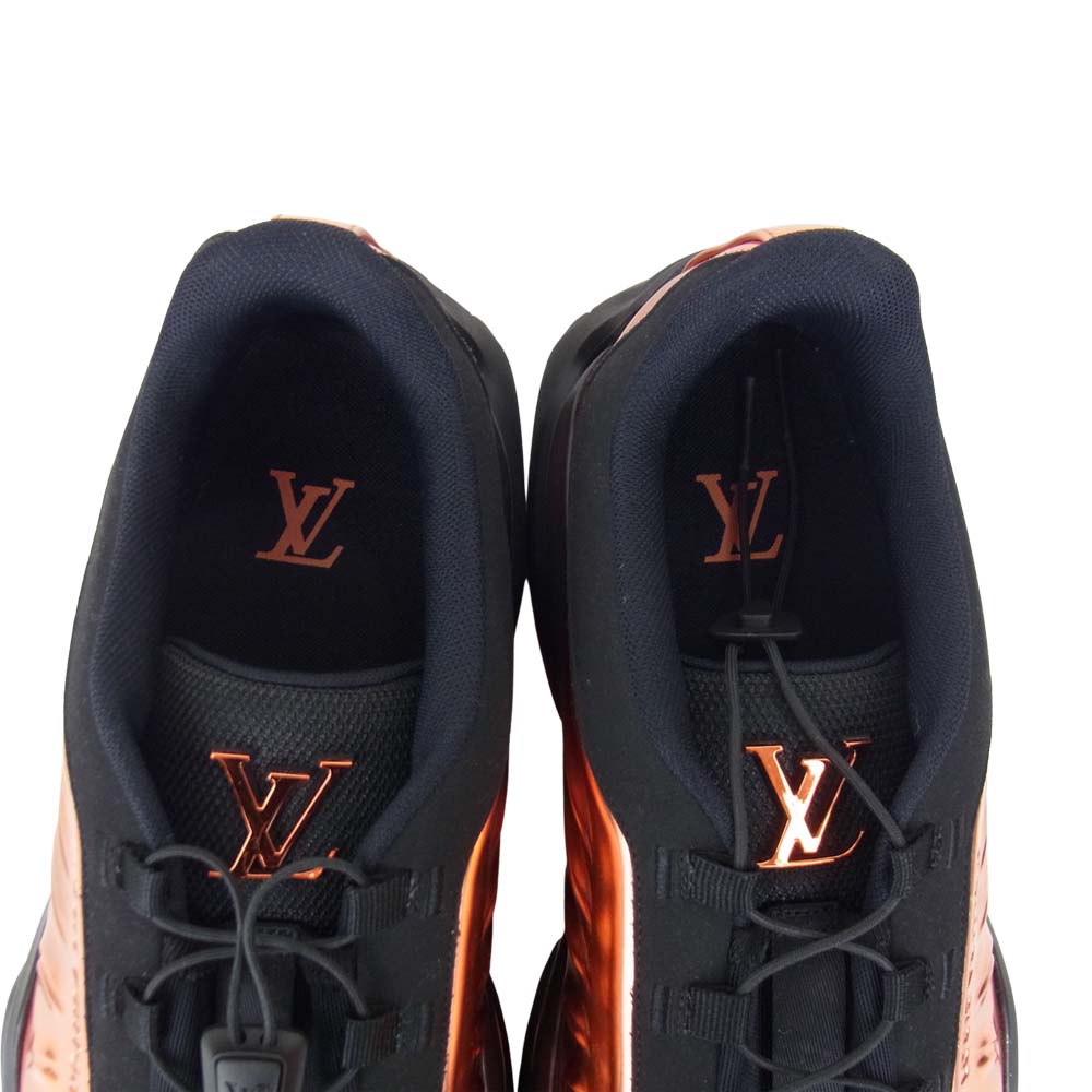 LOUIS VUITTON ルイ・ヴィトン 1A991J ミレニアム ライン スニーカー ブロンズ系×黒 8.5【中古】