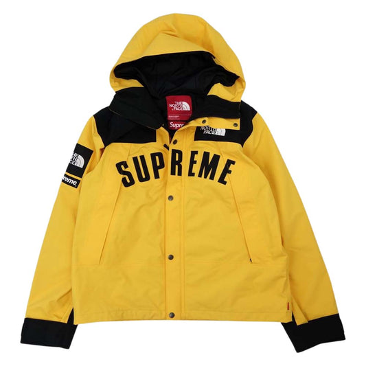 Supreme シュプリーム 19SS The North Face ノースフェイス Arc Logo Mountain Parka Yellow イエロー系 ブラック系 L【中古】