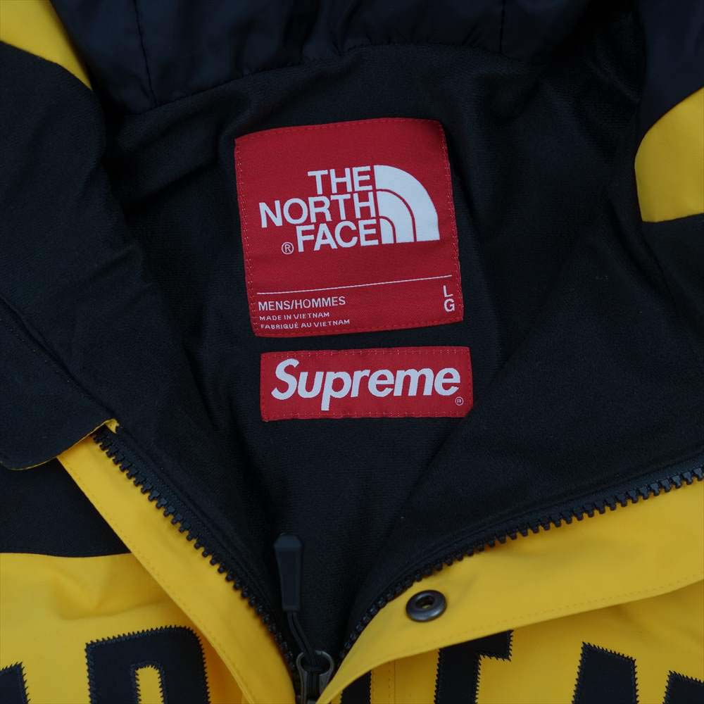 Supreme シュプリーム 19SS The North Face ノースフェイス Arc Logo Mountain Parka Yellow イエロー系 ブラック系 L【中古】