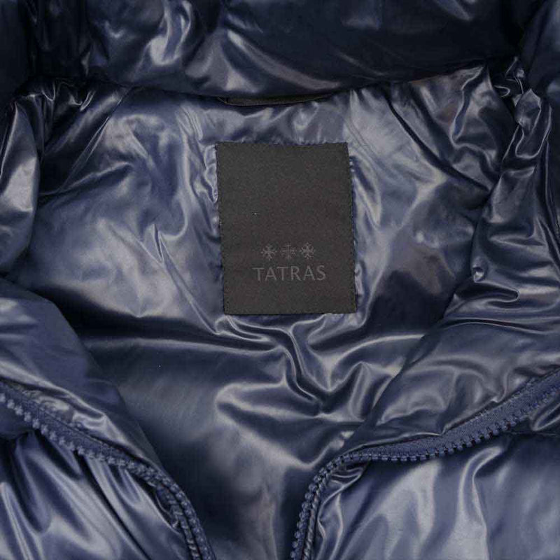 TATRAS タトラス LAT20A4690 国内正規品 DRENA ドレナ ダウン ジャケット ブルー系 パープル系 光の加減でブルーにもパープルにも見えるお色味です。 155/80A【美品】【中古】