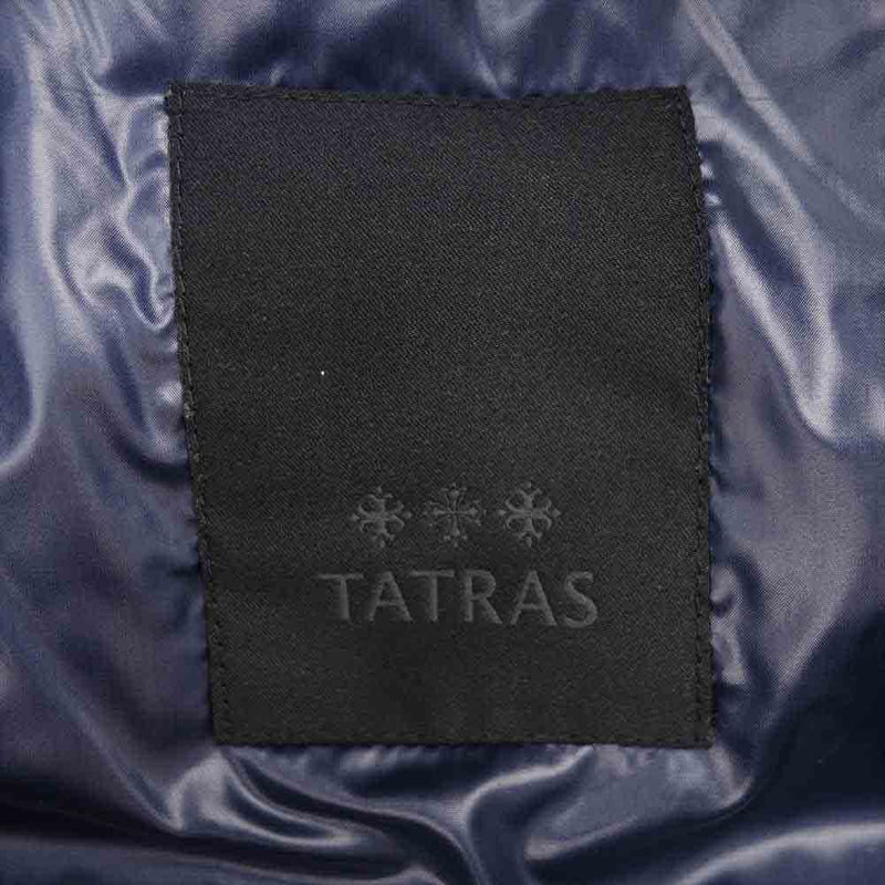 TATRAS タトラス LAT20A4690 国内正規品 DRENA ドレナ ダウン ジャケット ブルー系 パープル系 光の加減でブルーにもパープルにも見えるお色味です。 155/80A【美品】【中古】