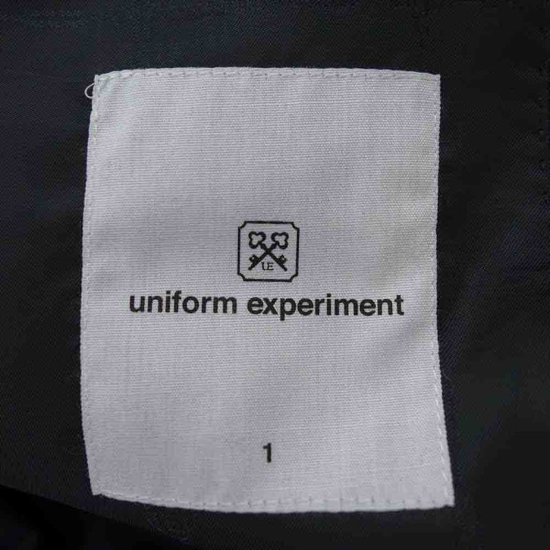 uniform experiment ユニフォームエクスペリメント 17AW UE-178010 2 button suits 2ボタン スーツ セットアップ ブラック系 1【中古】
