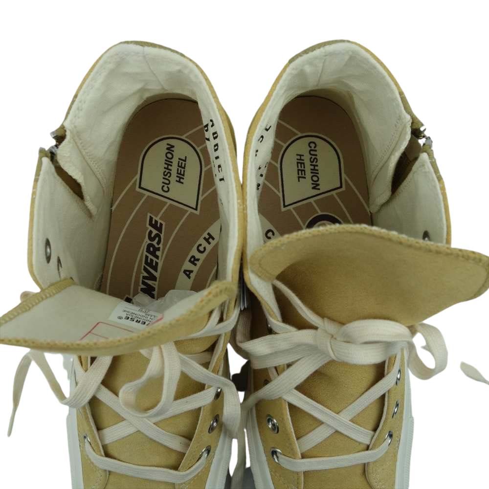 CONVERSE コンバース 1CL446 ADDICT アディクト CHUCK TAYLOR SUEDE NIGO Z HI チャック テイラー スエード ジップ ハイ ベージュ系 27.5cm【新古品】【未使用】【中古】
