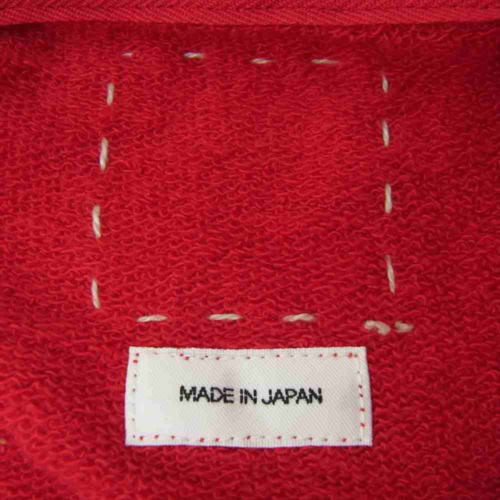 VISVIM ビズビム 19SS 0119105010018 JUMBO HOODIE P.O. VEGGIE DYE ジャンボ フーディー レッド系 2【美品】【中古】