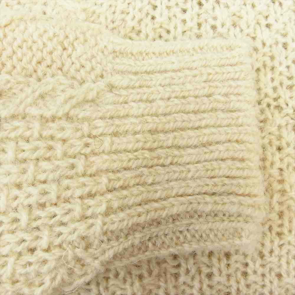 VISVIM ビズビム 0120205012005 BOLLARD CREW KNIT ボラード クルーネック ニット セーター ホワイト系 1【中古】
