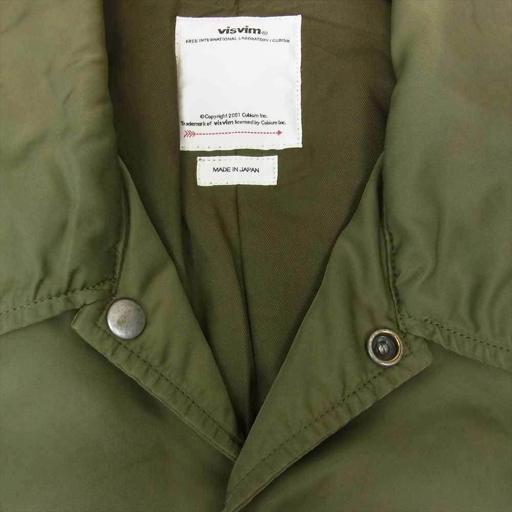 VISVIM ビズビム 0119205013025 COACH JKT ナイロン コーチ ジャケット カーキ系 1【中古】