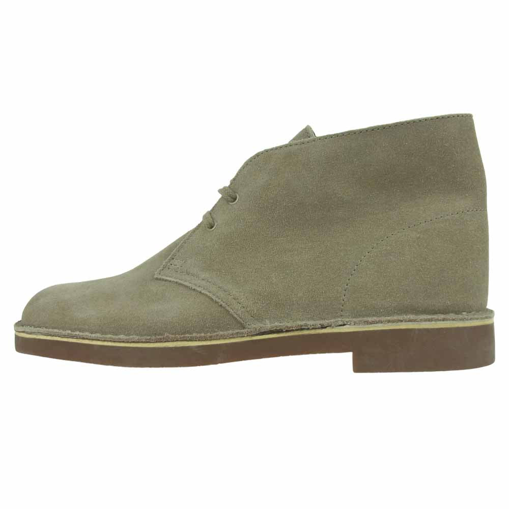 Clarks クラークス 26082285 スエード レザー ブーツ 中国製 グレイッシュベージュ系 9M【中古】