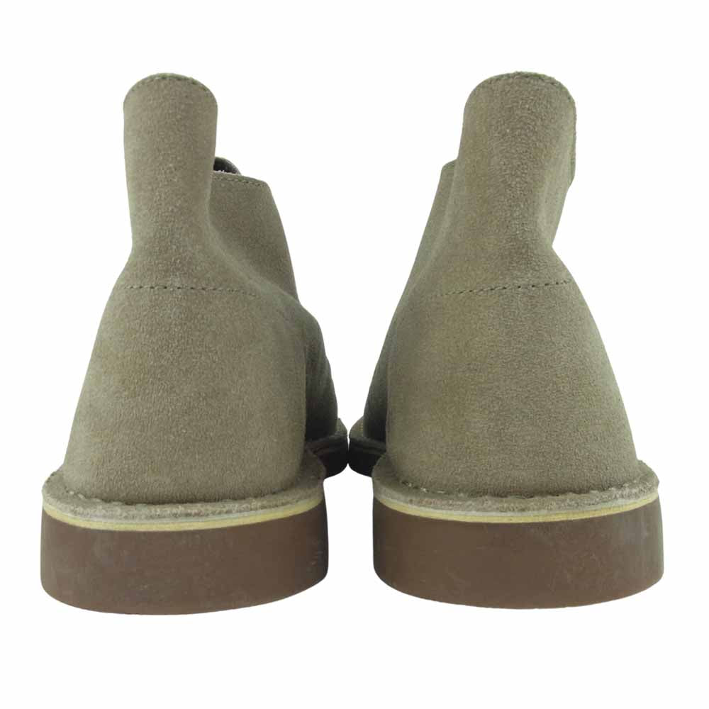 Clarks クラークス 26082285 スエード レザー ブーツ 中国製 グレイッシュベージュ系 9M【中古】