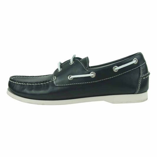 REGAL リーガル NC5A 554R STANDARDS CLASSIC BOAT SHOE デッキシューズ モカシンシューズ ブラック系 26【中古】