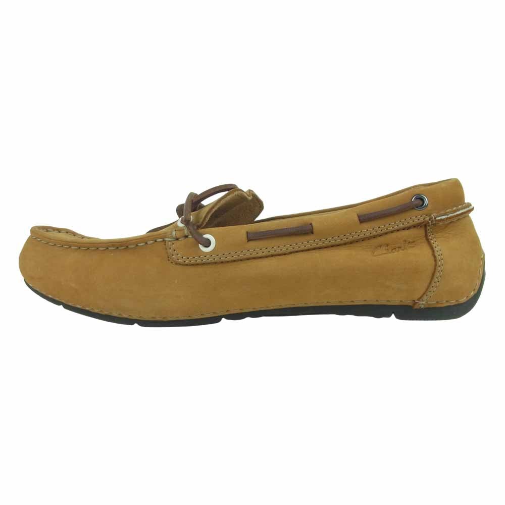 Clarks クラークス 1213500679 レザー デッキ シューズ ベトナム製 ブラウン系 UK 7.5G【美品】【中古】