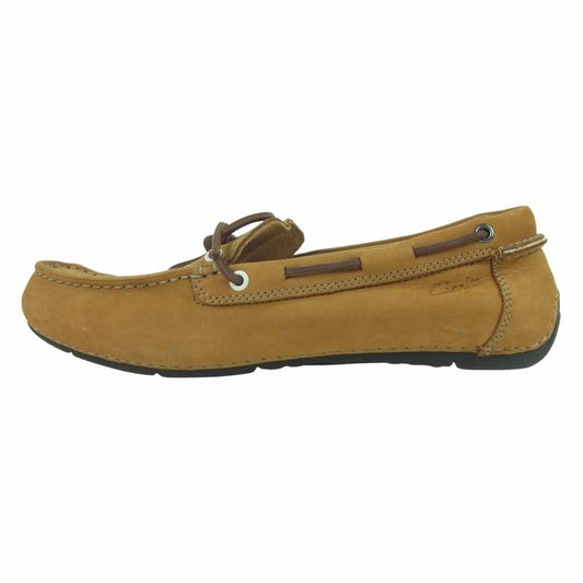 Clarks クラークス 1213500679 レザー デッキ シューズ ベトナム製 ブラウン系 UK 7.5G【美品】【中古】