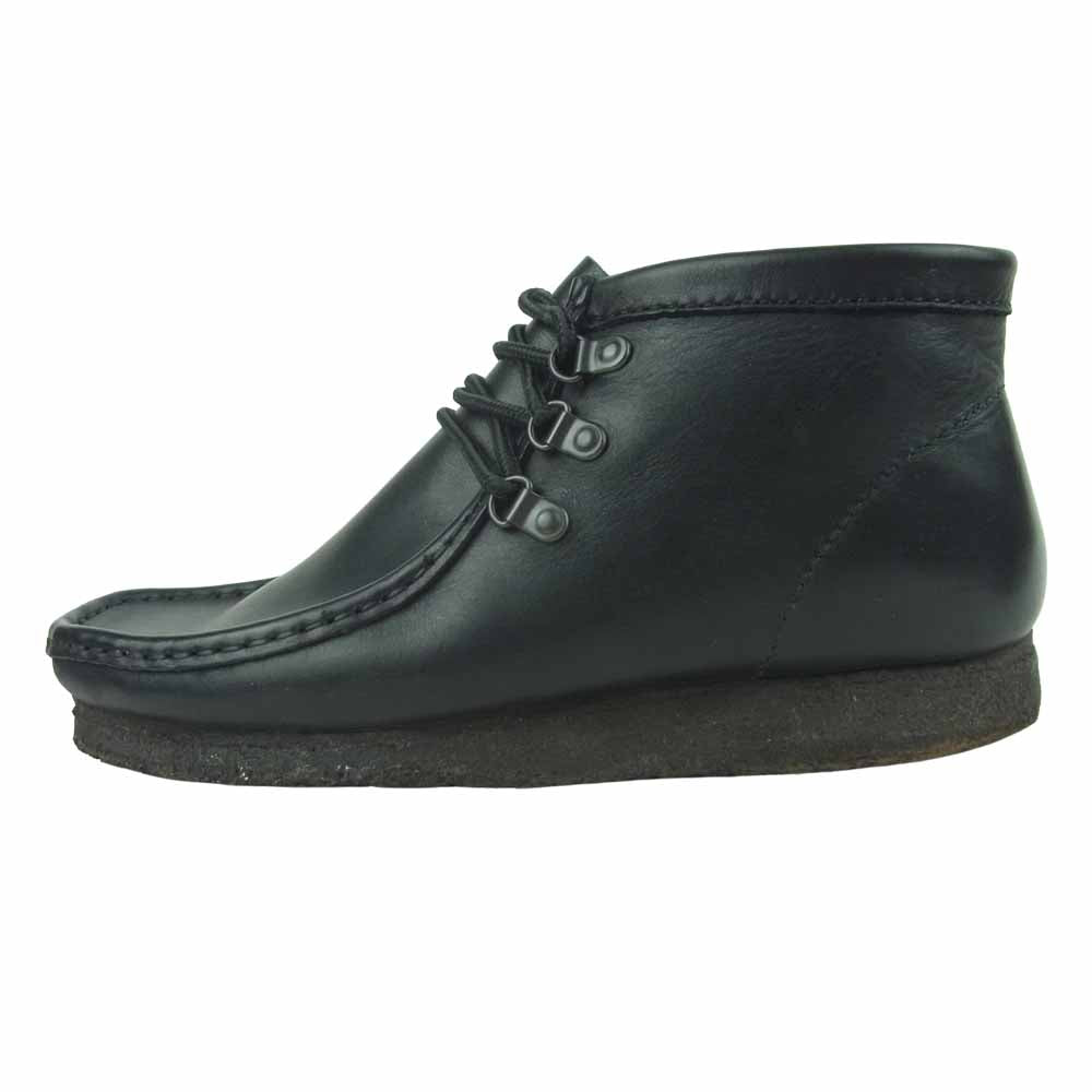 Clarks クラークス 051013292 ワラビー レザー ブーツ シューズ ベトナム製 ブラック系 UK 8G【中古】