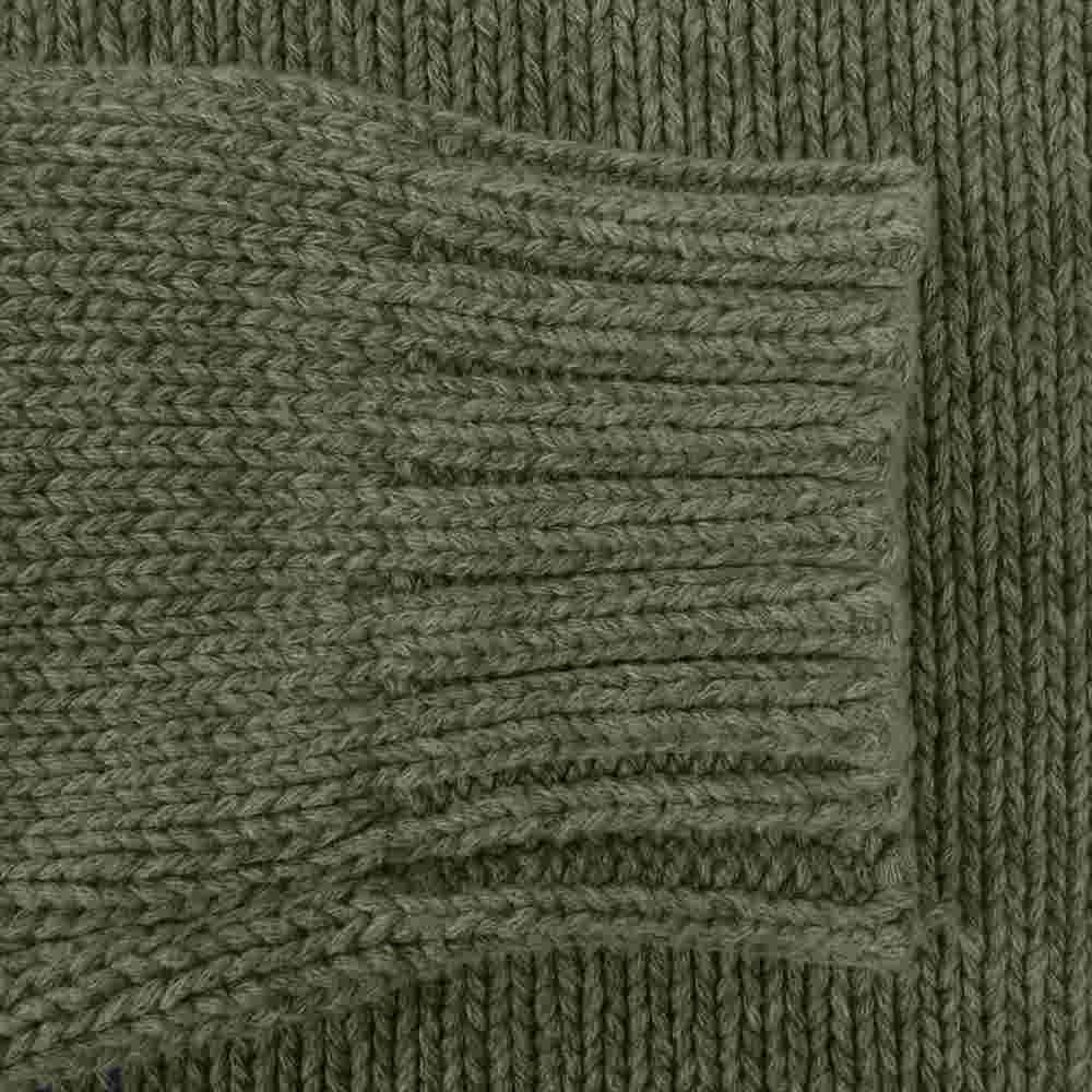 TENDERLOIN テンダーロイン V-NECK COTTON KNIT Vネック ニット セーター オリーブ カーキ系 L【中古】